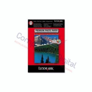 Lexmark Premium Glossy Photo Paper - Photo Size 10x15 - Papel fotográfico (212 x 5 x 327 mm, 10 x 15, 300 g, 20 Hojas)