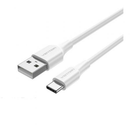 Cable USB 2.0 Tipo-C Vention CTHWG/ USB Tipo-C Macho - USB Macho/ 480Mbps/ 1.5m/ Blanco