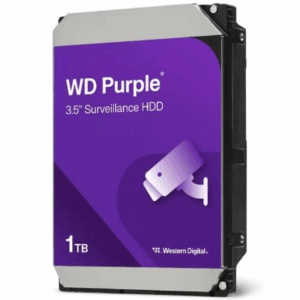 Disco Duro Western Digital WD Purple Surveillance 1TB/ 3.5"/ SATA III/ 64MB