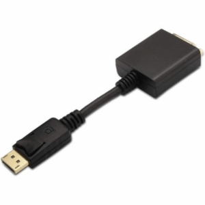 Conversor Aisens A125-0133/ DisplayPort Macho - DVI Hembra/ 15cm/ Negro
