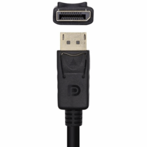 Cable Conversor Aisens A125-0462/ DisplayPort Macho - VGA Macho/ Hasta 5W/ 2300Mbps/ 3m/ Negro
