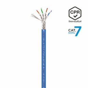 Bobina de Cable RJ45 SFTP AWG23 LSZH CPR Dca Aisens A146-0664 Cat.7/ 100m/ Azul