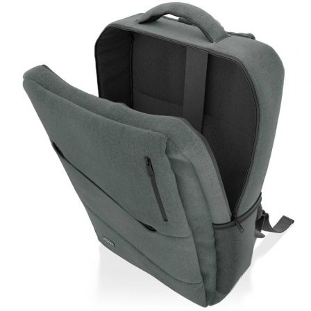 Mochila Aisens Urbana y de Oficina ASBG-BP085-GR para Portátiles hasta 15.6"/ Gris