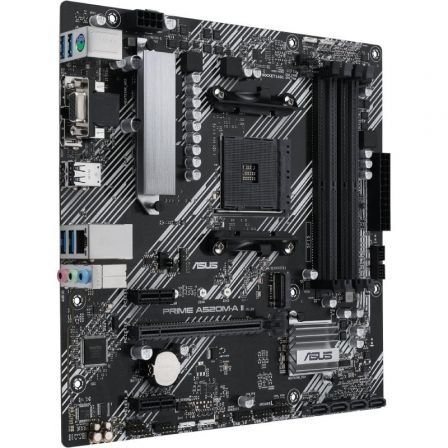 Placa Base Asus Prime A520M-A II/CSM Socket AM4/ DDR4/ PCIe 3.0/ Micro ATX