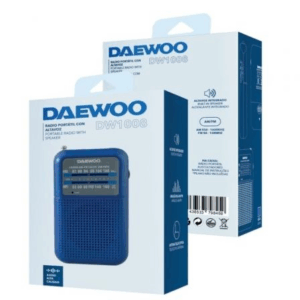 Radio Portátil Daewoo DW1008/ Azul