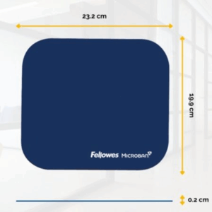 Alfombrilla Fellowes Estándar 5933805/ 20 x 232 x 199mm/ Azul