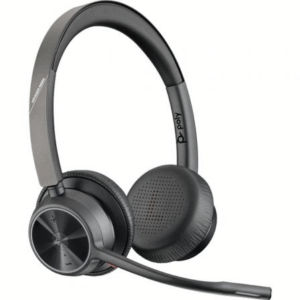 Auriculares Inalámbricos Poly Voyager 4320 para Microsoft Teams + Adaptador BT700/ con Micrófono/ Bluetooth/ Negros