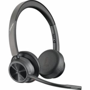 Auriculares Inalámbricos Poly Voyager 4320 para Microsoft Teams + Adaptador BT700/ con Micrófono/ Bluetooth/ Negros