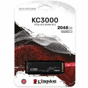 Disco SSD Kingston KC3000 2TB/ M.2 2280 PCIe Gen4/ con Disipador de Calor/ Full Capacity