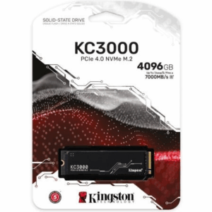 Disco SSD Kingston KC3000 4TB/ M.2 2280 PCIe Gen4/ con Difusor de Calor/ Full Capacity