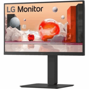 Monitor Profesional LG 24BA850-B 23.8"/ Full HD/ Webcam/ Multimedia/ Negro