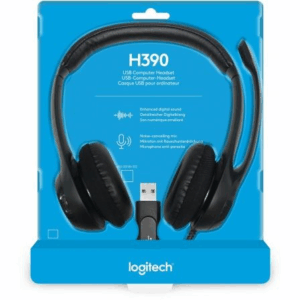 Auriculares Logitech H390/ con Micrófono/ USB/ Negros