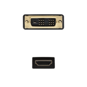 Cable HDMI Nanocable 10.15.0502/ DVI Macho - HDMI Macho/ 1.8m/ Negro