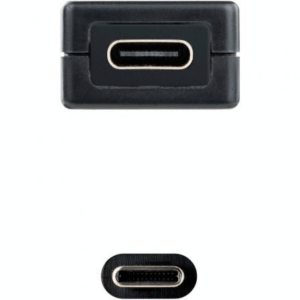 Cable Alargador USB Tipo-C 3.2 con Amplificador Nanocable 10.01.1312/ USB Tipo-C Macho - USB Tipo-C Hembra/ 10m/ Negro