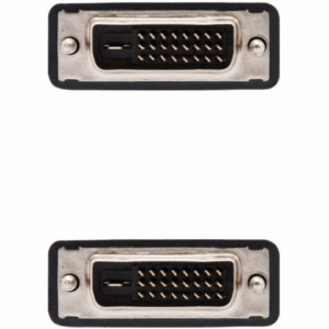 Cable DVI Dual Nanocable 10.15.0802/ DVI Macho - DVI Macho/ 1.8m/ Negro