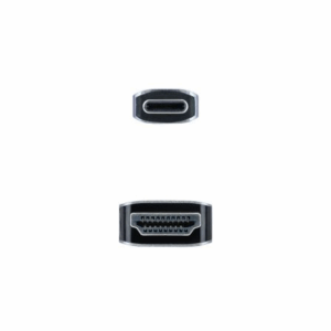 Cable Conversor Nanocable 10.15.5103/ USB Tipo-C Macho - HDMI Macho/ 3m/ Negro