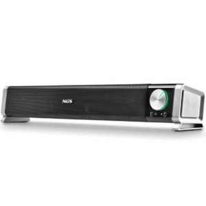 Barra de Sonido con Bluetooth NGS Subway/ 40W/ 2.0/ Negra