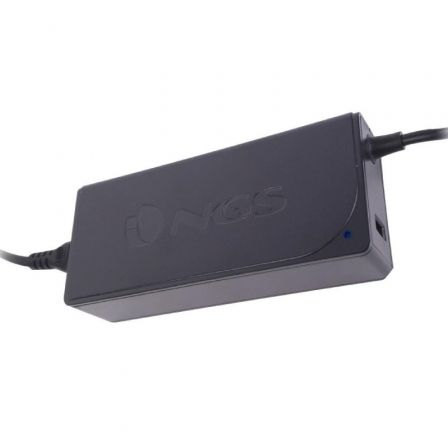 Cargador de Portátil NGS W-65W TYPE C/ 1xUSB/ 65W/ Automático/ Voltaje 12-20V