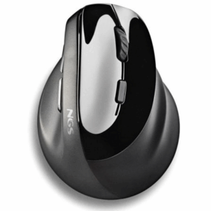 Ratón Vertical Inalámbrico NGS EVO Moksha/ Batería recargable/ Hasta 2400 DPI