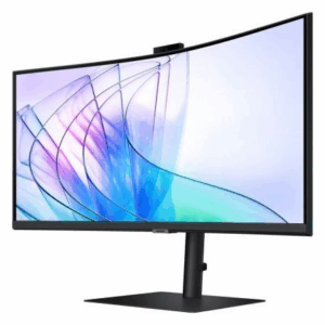 Monitor Profesional Ultrapanorámico Curvo Samsung ViewFinity S6 S34C652VAU 34"/ UWQHD/ Webcam/ Multimedia/ Regulable en Altura/ Negro