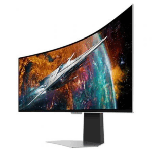 Smart Monitor Gaming Ultrapanorámico Curvo Samsung Odyssey OLEDG9 S49CG954SU 49"/ Dual QHD/ 0.03ms/ 240Hz/ OLED/ Multimedia/ Regulable en altura/Plata