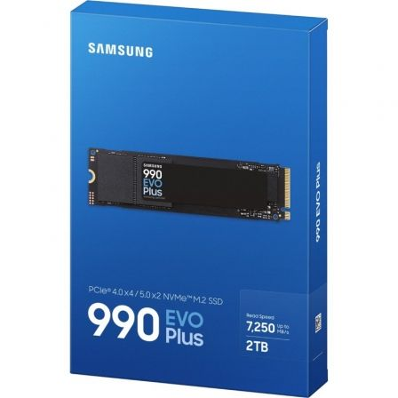 Disco SSD Samsung 990 EVO Plus 2TB/ M.2 2280 PCIe Gen5/ Compatible con PS5 y PC/ Full Capacity