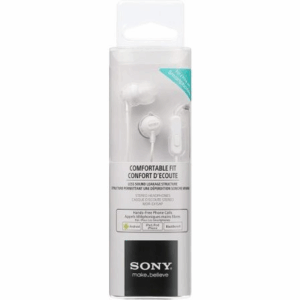 Auriculares Intrauditivos Sony MDR-EX15AP/ con Micrófono/ Jack 3.5/ Blancos