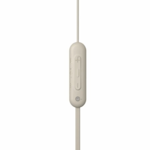 Auriculares Inalámbricos Intrauditivos Sony WI-C100/ con Micrófono/ Bluetooth/ Beige