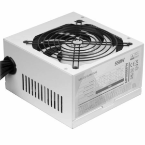 Fuente de Alimentación Mars Gaming MPIII550P/ 550W/ Ventilador 12cm/ Blanca