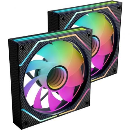 Pack 2 Ventiladores Mars Gaming MF-3DPROX2R/ 12cm/ ARGB