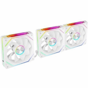 Pack 3 Ventiladores Invertidos Mars Gaming MF-LINKFINITYKIT2R/ 12cm/ ARGB/ Blancos