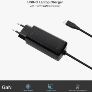 Cargador de Portátil GaN TooQ TQLC-USBCGAN100PD-C USB Tipo-C/ 100W/ Automático/ Voltaje 5-20V