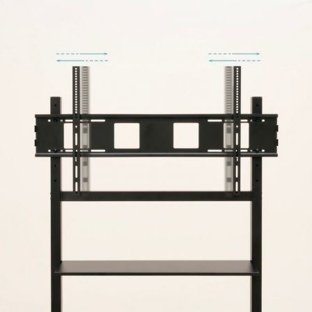 Soporte de Suelo Ajustable con Ruedas TooQ FS20105M-B para TV de 60-105"/ hasta 120kg