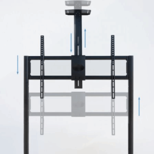 Soporte de Suelo con Ruedas TooQ FS20208M-B para TV de 55-100"/ hasta 120kg