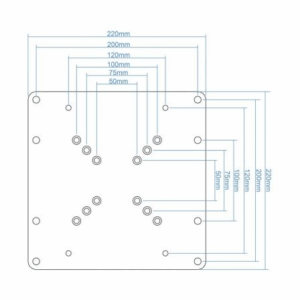 Soporte VESA 200x200 TooQ VMA0200-B/ hasta 30kg