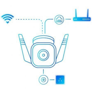 Cámara de Videovigilancia TP-Link Tapo TC65/ Visión Nocturna/ Control desde APP