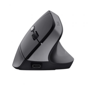 Ratón Vertical Inalámbrico Trust Bayo II/ Batería recargable/ Hasta 2400 DPI