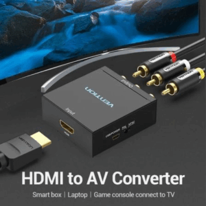 Convertidor HDMI a RCA Vention AEEB0/ HDMI Hembra - RCA Hembra - MiniUSB Hembra