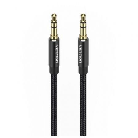 Cable Estéreo Vention BAWBD/ Jack 3.5 Macho - Jack 3.5 Macho/ 50cm/ Negro