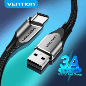 Cable USB 2.0 Tipo-C Vention CODHG/ USB Macho - USB Tipo-C Macho/ 480Mbps/ 1.5m/ Gris