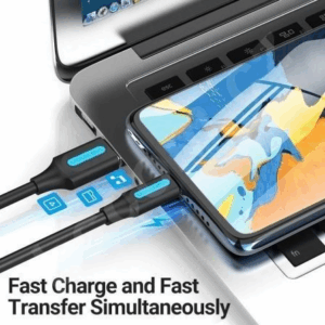 Cable USB 2.0 Vention COLBF/ USB Macho - MicroUSB Macho/ 480Mbps/ 1m/ Negro