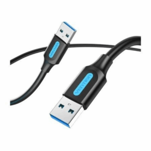 Cable USB 3.0 Vention CONBG/ USB Macho - USB Macho/ 5Gbps/ 1.5m/ Negro