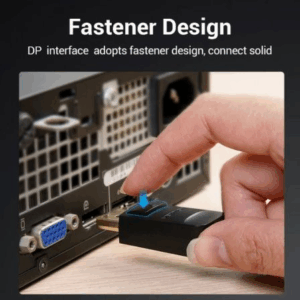 Cable Conversor Vention HBLBG/ DisplayPort Macho - VGA Macho/ 1.5m/ Negro