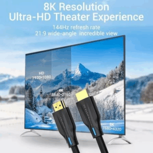 Cable HDMI 2.1 8K Vention AAUBH/ HDMI Macho - HDMI Macho/ 2m/ Negro