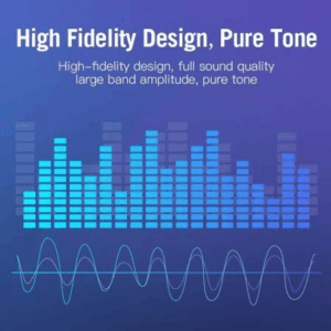 Cable Estéreo Vention VAB-R06-B200/ 2x RCA Macho - 2x RCA Macho/ 2m/ Negro