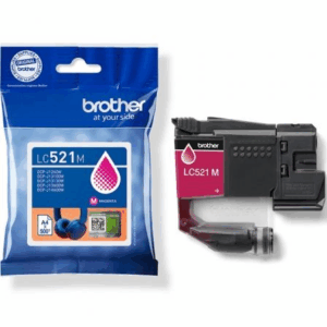 Cartucho de Tinta Original Brother LC521M/ Magenta