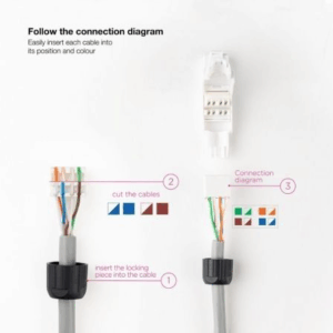 Conector RJ45 UTP Nanocable 10.21.0601/ Cat.6A/ Auto Crimpable/ 10 uds