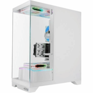 Caja Gaming Semitorre Mars Gaming MC-PRISMA/ Blanca