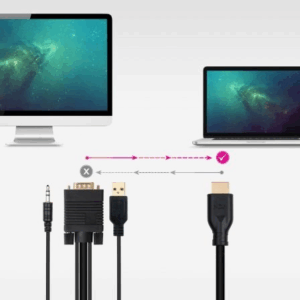 Cable Conversor Nanocable 10.15.4612/ HDMI Macho - VGA Macho/ Jack 3.5 Macho/ USB Macho/ 1.8m/ Negro