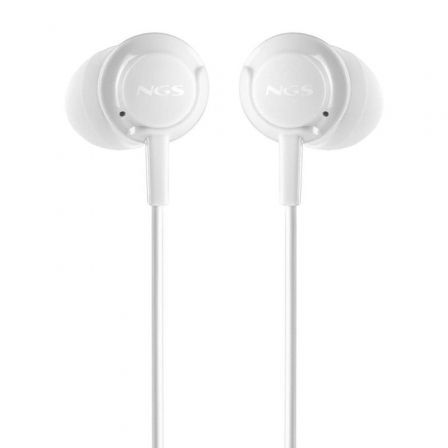 Auriculares Intrauditivos NGS Cross Step/ con Micrófono/ USB Tipo-C/ Blancos